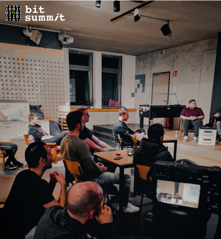 Group of people listening in a conference