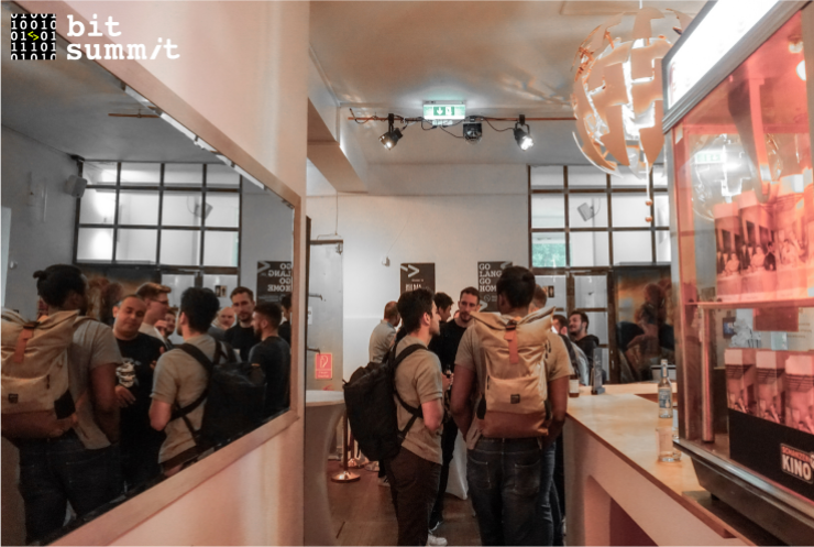 Entrance to the bit summit event place